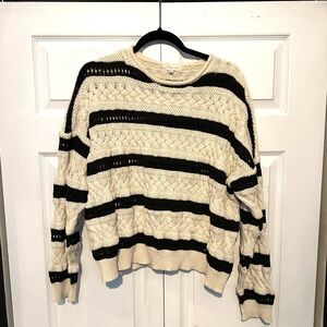 Little lies knit striped sweater. Boutique item